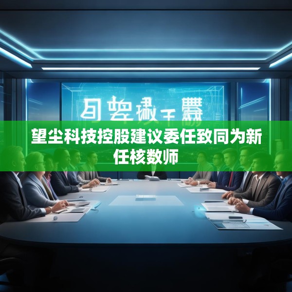 望尘科技控股建议委任致同为新任核数师
