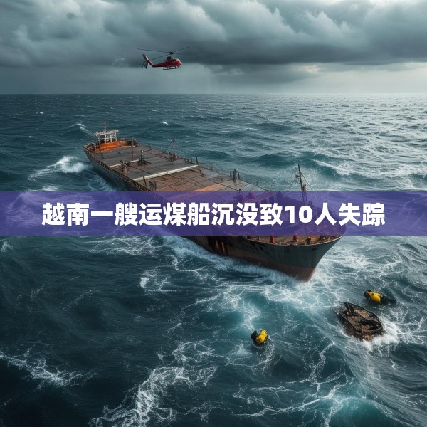 越南一艘运煤船沉没致10人失踪