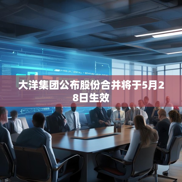 大洋集团公布股份合并将于5月28日生效