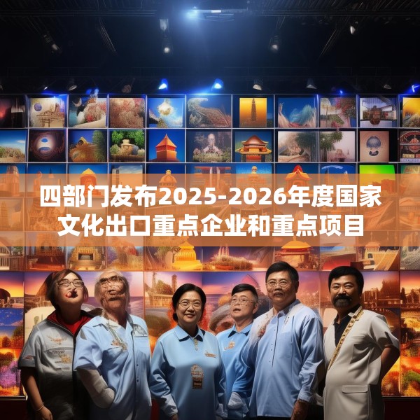 四部门发布2025-2026年度国家文化出口重点企业和重点项目