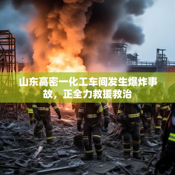 山东高密一化工车间发生爆炸事故，正全力救援救治