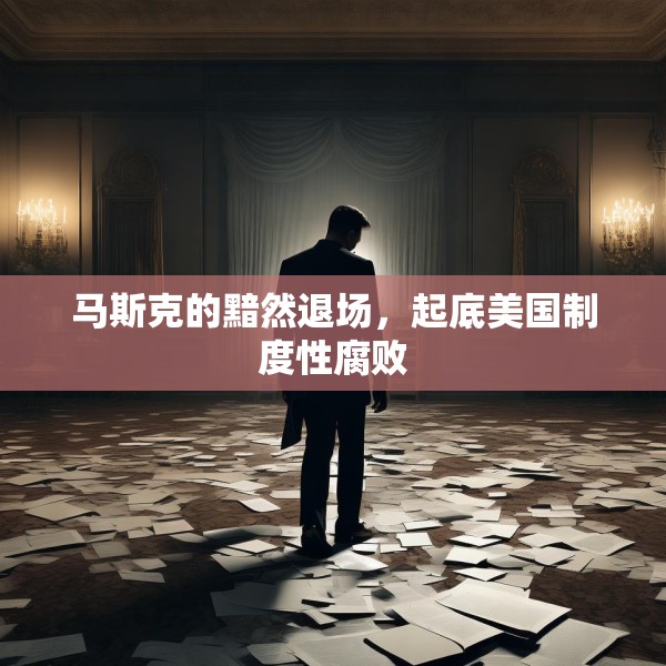 马斯克的黯然退场，起底美国制度性腐败