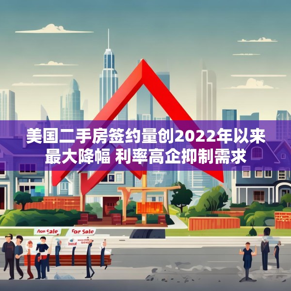 美国二手房签约量创2022年以来最大降幅 利率高企抑制需求