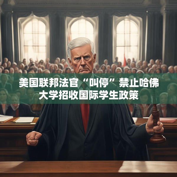 美国联邦法官“叫停”禁止哈佛大学招收国际学生政策
