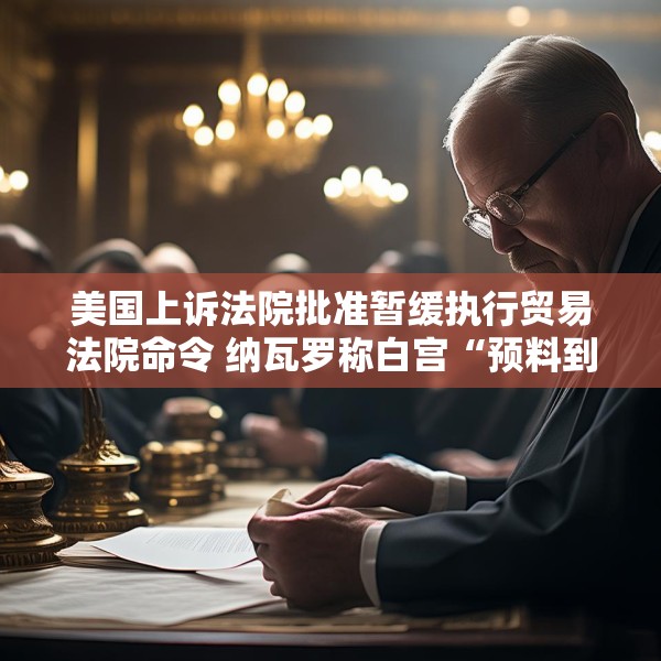 美国上诉法院批准暂缓执行贸易法院命令 纳瓦罗称白宫“预料到”法院会做出对关税有利的裁决