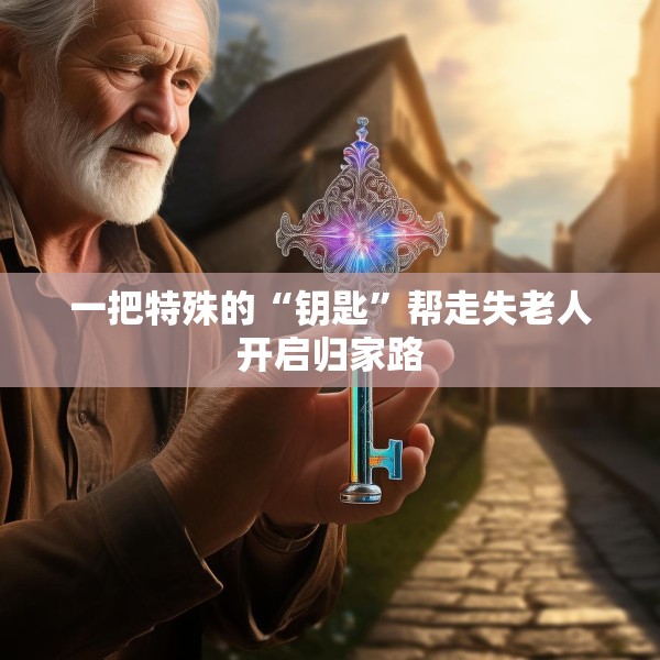 一把特殊的“钥匙”帮走失老人开启归家路