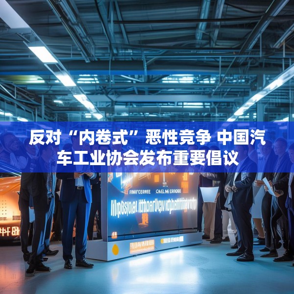 反对“内卷式”恶性竞争 中国汽车工业协会发布重要倡议