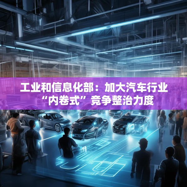 工业和信息化部：加大汽车行业“内卷式”竞争整治力度