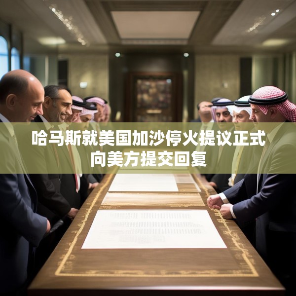 哈马斯就美国加沙停火提议正式向美方提交回复