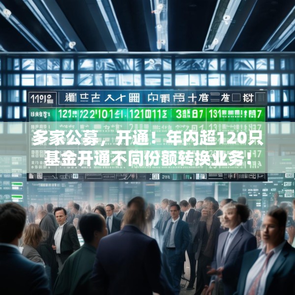 多家公募，开通！年内超120只基金开通不同份额转换业务！
