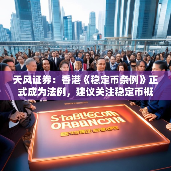 天风证券：香港《稳定币条例》正式成为法例，建议关注稳定币概念相关标的