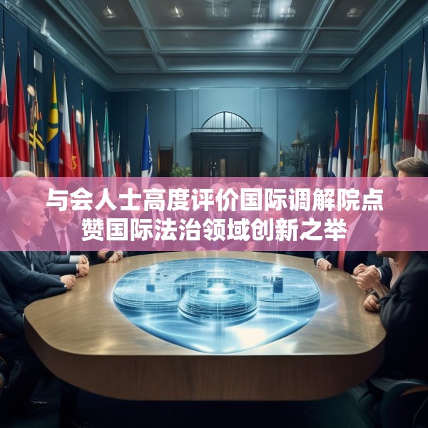 与会人士高度评价国际调解院点赞国际法治领域创新之举