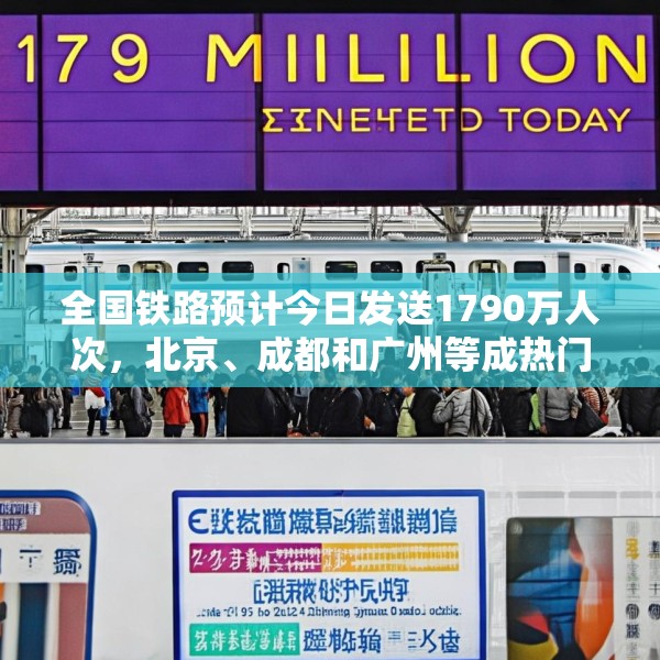 全国铁路预计今日发送1790万人次，北京、成都和广州等成热门出发城市