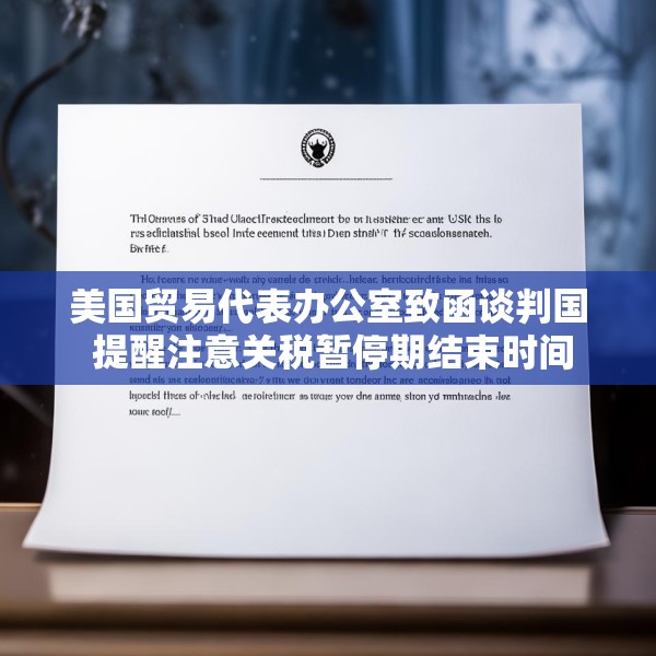 美国贸易代表办公室致函谈判国 提醒注意关税暂停期结束时间