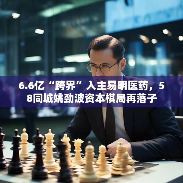 6.6亿“跨界”入主易明医药，58同城姚劲波资本棋局再落子