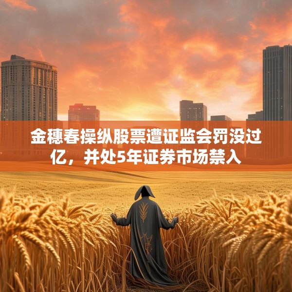 金穗春操纵股票遭证监会罚没过亿，并处5年证券市场禁入