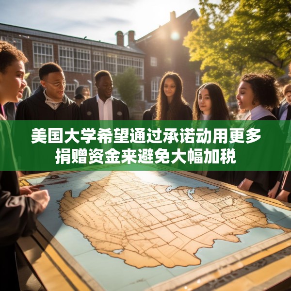 美国大学希望通过承诺动用更多捐赠资金来避免大幅加税