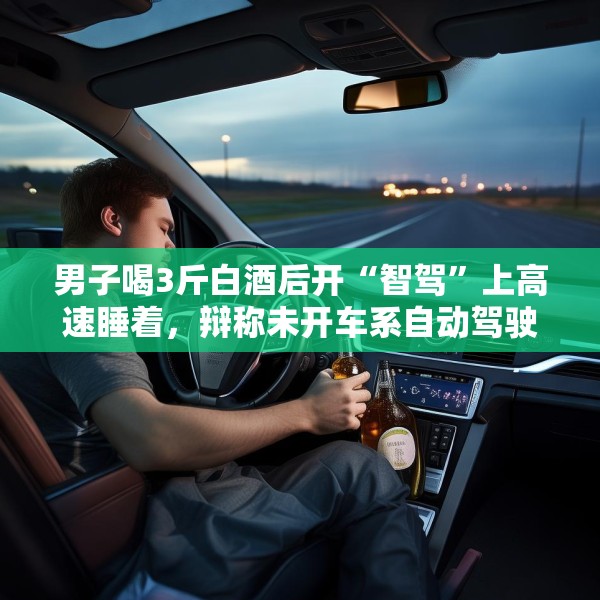 男子喝3斤白酒后开“智驾”上高速睡着，辩称未开车系自动驾驶