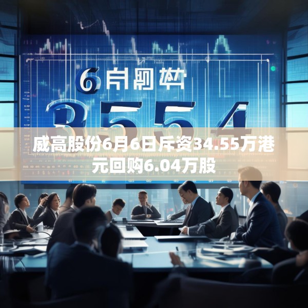 威高股份6月6日斥资34.55万港元回购6.04万股