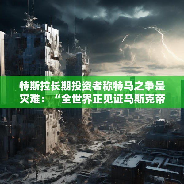特斯拉长期投资者称特马之争是灾难：“全世界正见证马斯克帝国的瓦解”