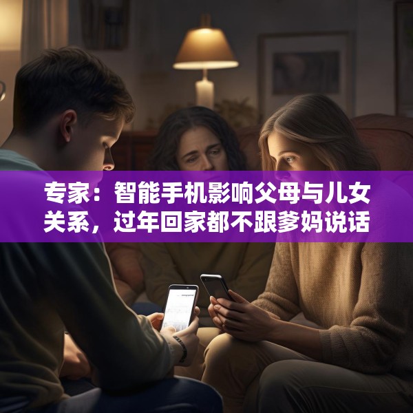 专家：智能手机影响父母与儿女关系，过年回家都不跟爹妈说话