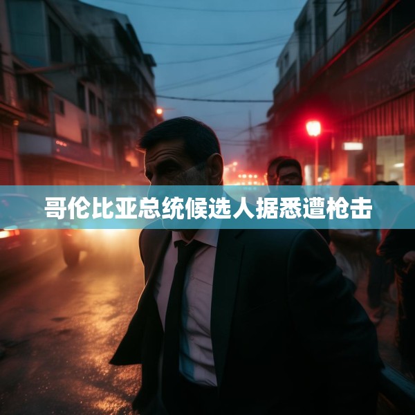 哥伦比亚总统候选人据悉遭枪击