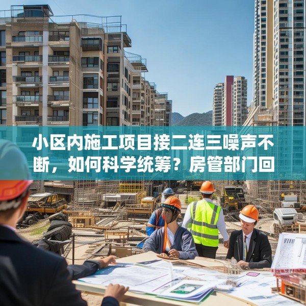 小区内施工项目接二连三噪声不断，如何科学统筹？房管部门回应
