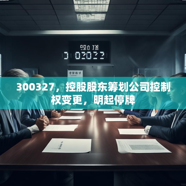 300327，控股股东筹划公司控制权变更，明起停牌