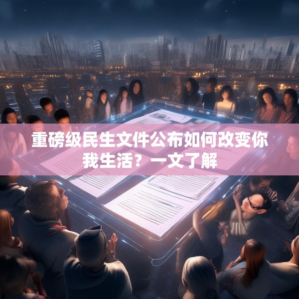 重磅级民生文件公布如何改变你我生活？一文了解