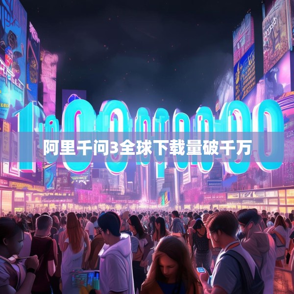 阿里千问3全球下载量破千万