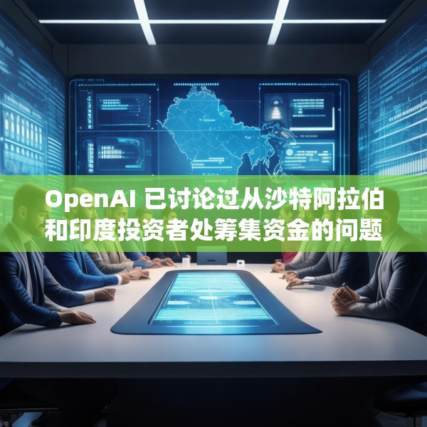 OpenAI 已讨论过从沙特阿拉伯和印度投资者处筹集资金的问题