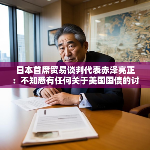 日本首席贸易谈判代表赤泽亮正：不知悉有任何关于美国国债的讨论