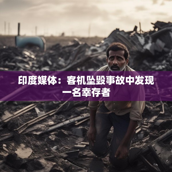 印度媒体：客机坠毁事故中发现一名幸存者