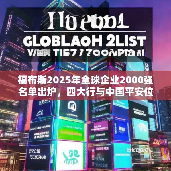 福布斯2025年全球企业2000强名单出炉，四大行与中国平安位列前五