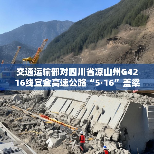 交通运输部对四川省凉山州G4216线宜金高速公路“5·16”盖梁模板支架垮塌事故挂牌督办