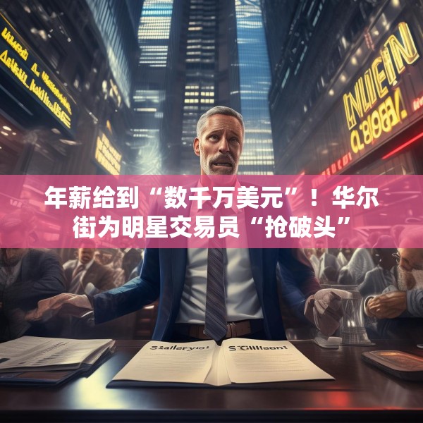 年薪给到“数千万美元”！华尔街为明星交易员“抢破头”