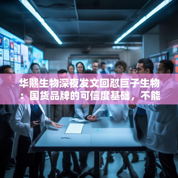 华熙生物深夜发文回怼巨子生物：国货品牌的可信度基础，不能建立在学术名称与概念滥用之上
