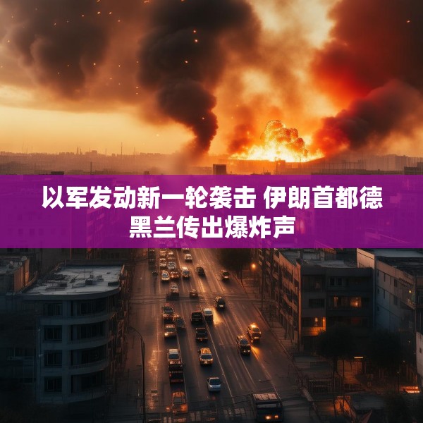 以军发动新一轮袭击 伊朗首都德黑兰传出爆炸声