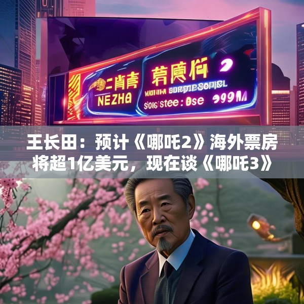 王长田：预计《哪吒2》海外票房将超1亿美元，现在谈《哪吒3》还太早