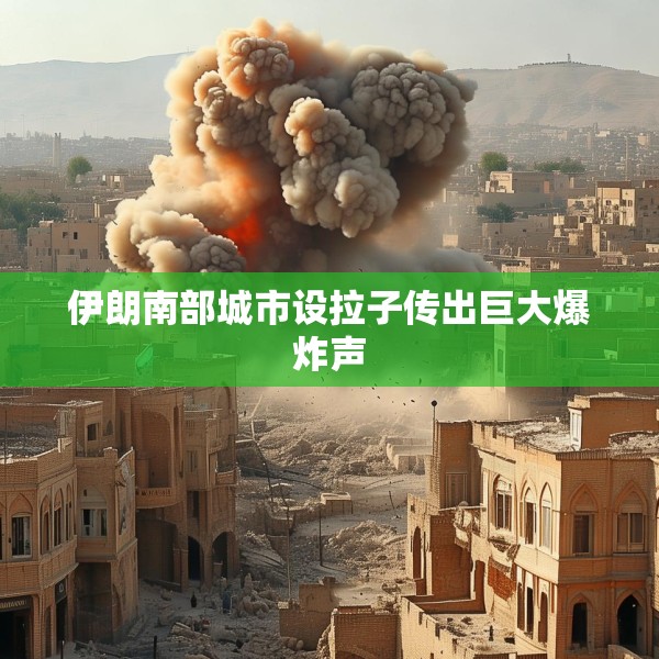 伊朗南部城市设拉子传出巨大爆炸声
