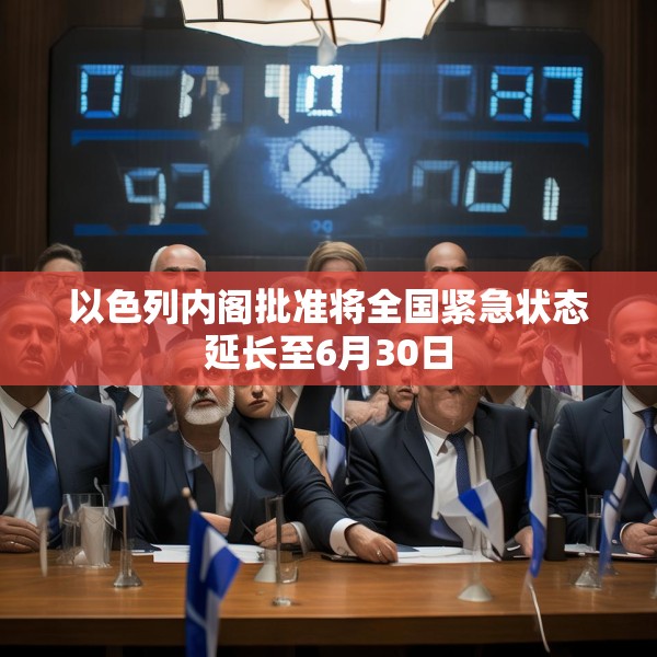 以色列内阁批准将全国紧急状态延长至6月30日