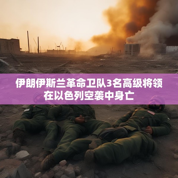 伊朗伊斯兰革命卫队3名高级将领在以色列空袭中身亡